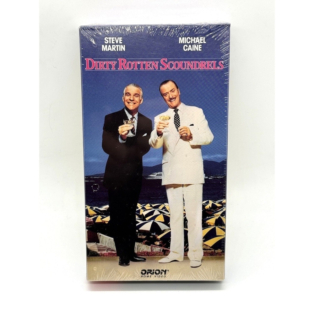 Dirty Rotten Scoundrels (VHS, 1988, Orion) Steve Martin/Michael Caine Vintage